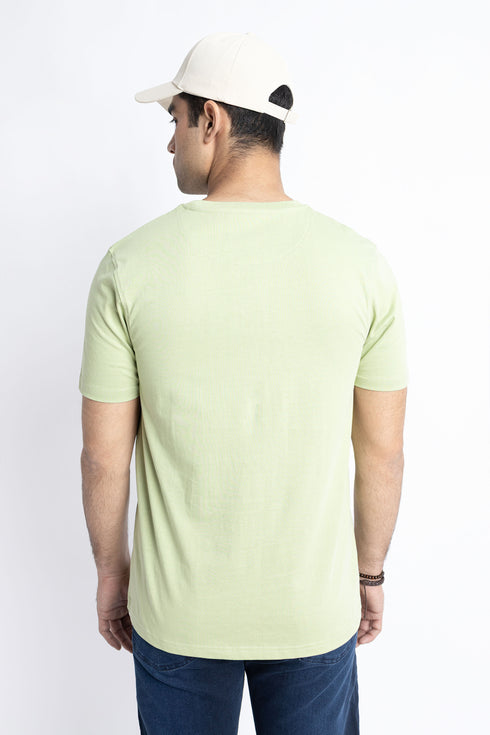 Green Regular Fit T-Shirt
