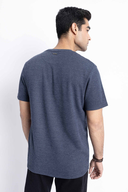 The Navy Blue Regular Fit T-Shirt