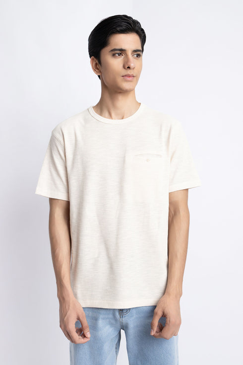The Ivory Regular Fit T-Shirt