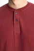 The Maroon Regular Fit Henley