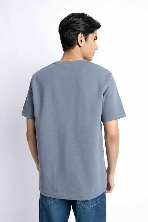 The Ash Blue Regular Fit T-Shirt