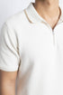 The White Zipper Polo