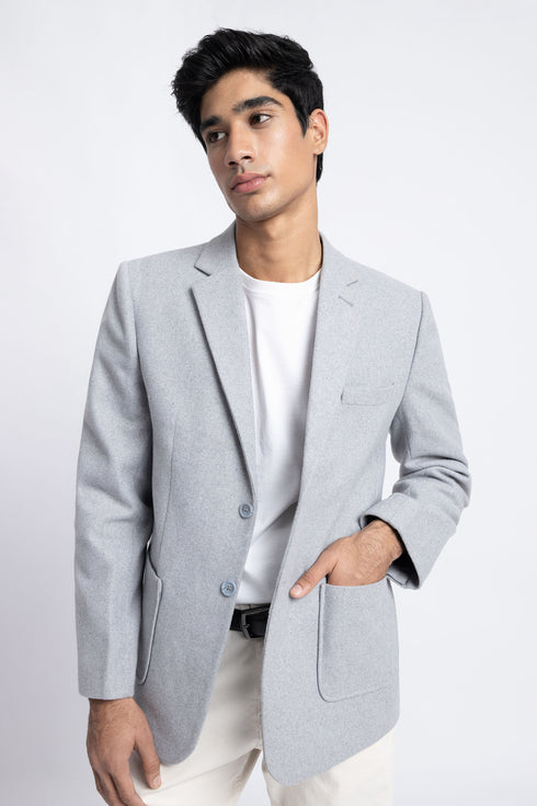 The Grey Regular Fit Blazer