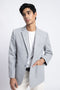 The Grey Regular Fit Blazer