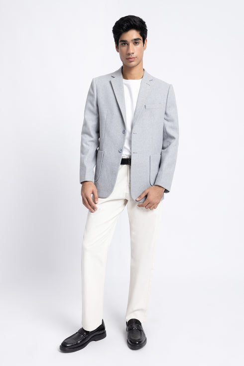 The Grey Regular Fit Blazer