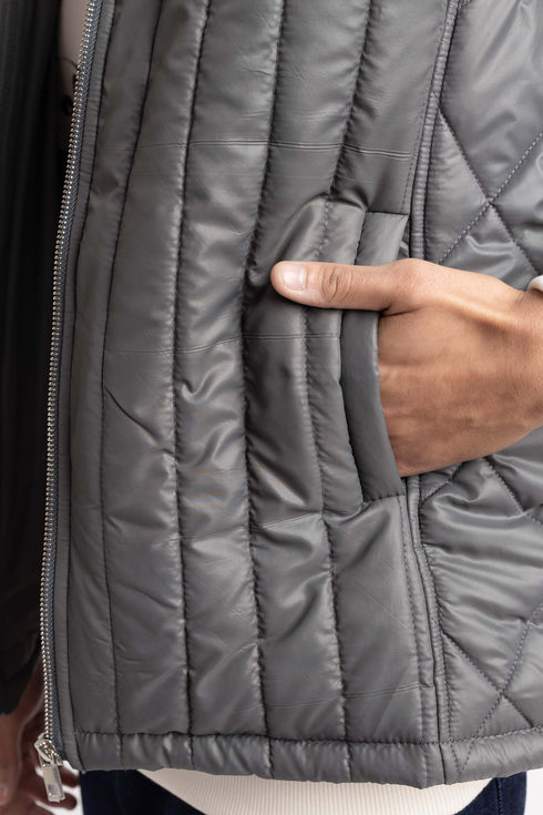 The Grey Regular Fit Gilet
