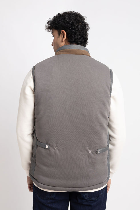 The Grey Regular Fit Gilet