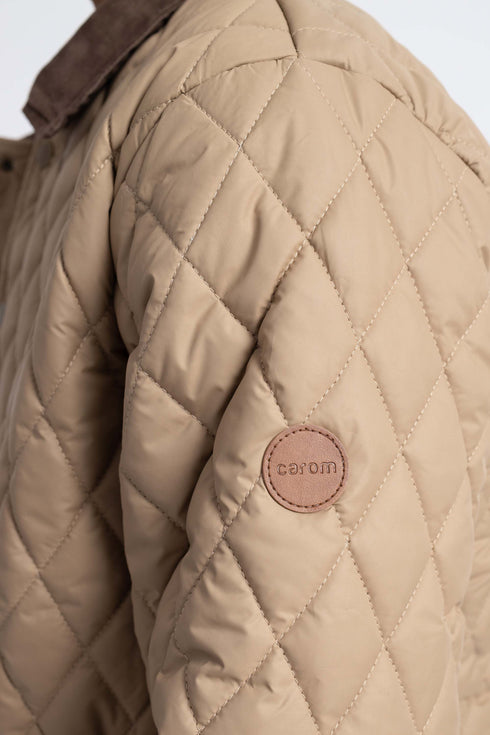 The Pale Khaki Puffer Jacket