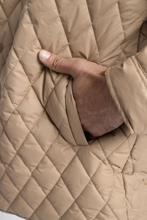 The Pale Khaki Puffer Jacket