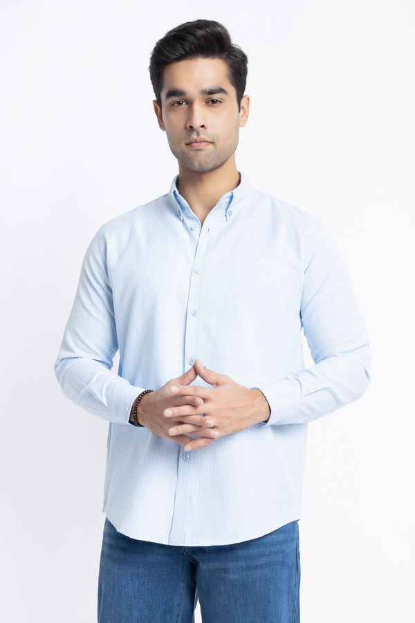 The Blue Pinstripe Regular Fit Shirt