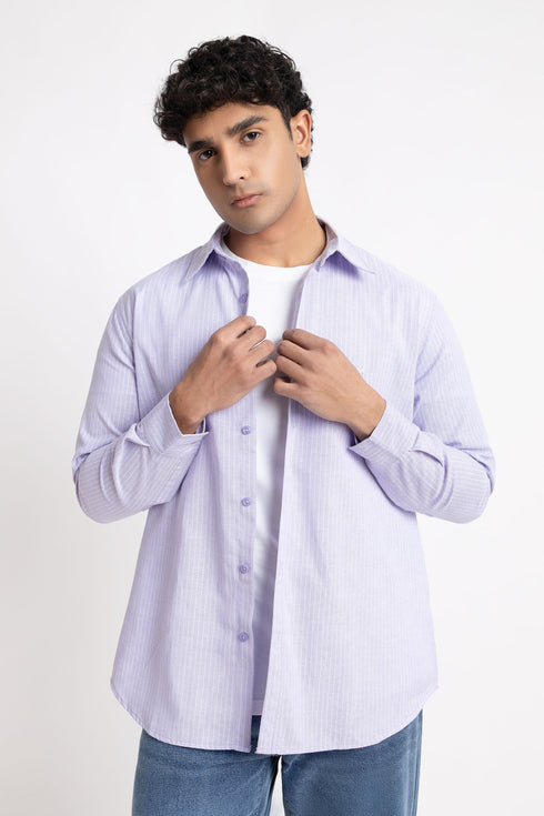The Lavender Pinstripe Shirt