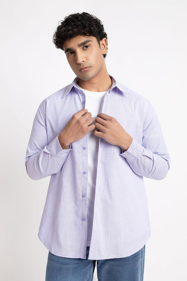 The Lavender Pinstripe Shirt