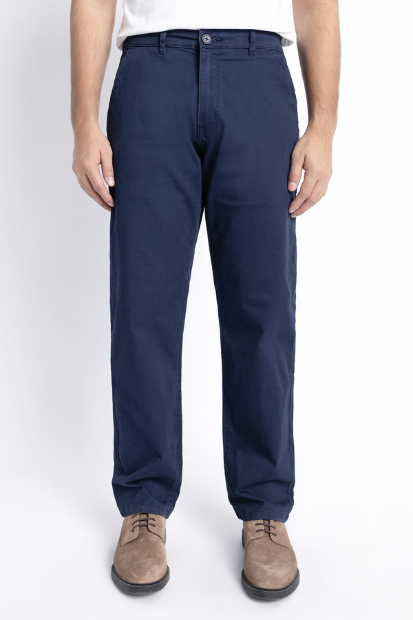 The Navy Loose Fit Chinos