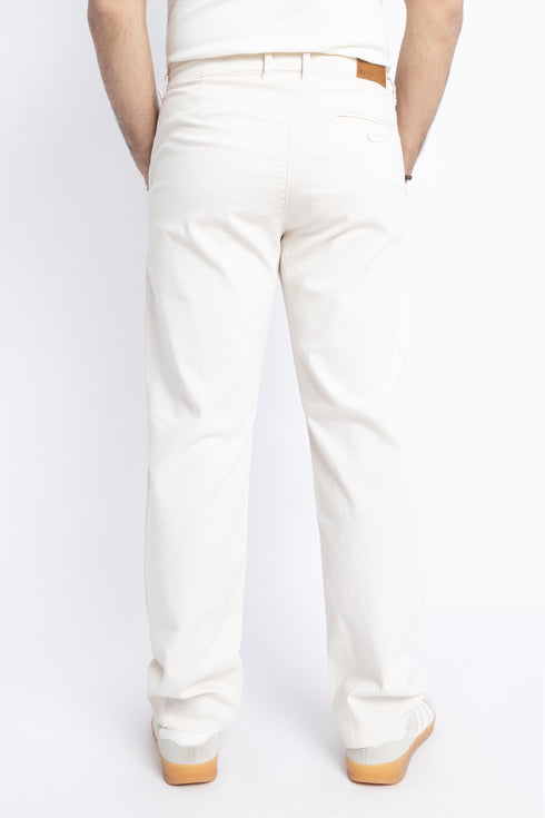 The Off White Loose Fit Chinos