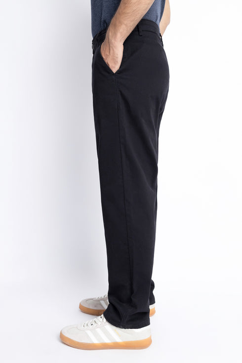 The Black Loose Fit Chinos
