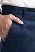 The Navy Corduroy Tapered Fit Pants