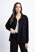 The Black Oversized Denim Jacket