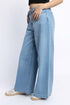 The Light Wash Wide Leg Jeans