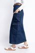 The Denim Cargo Skirt