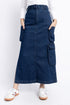 The Denim Cargo Skirt