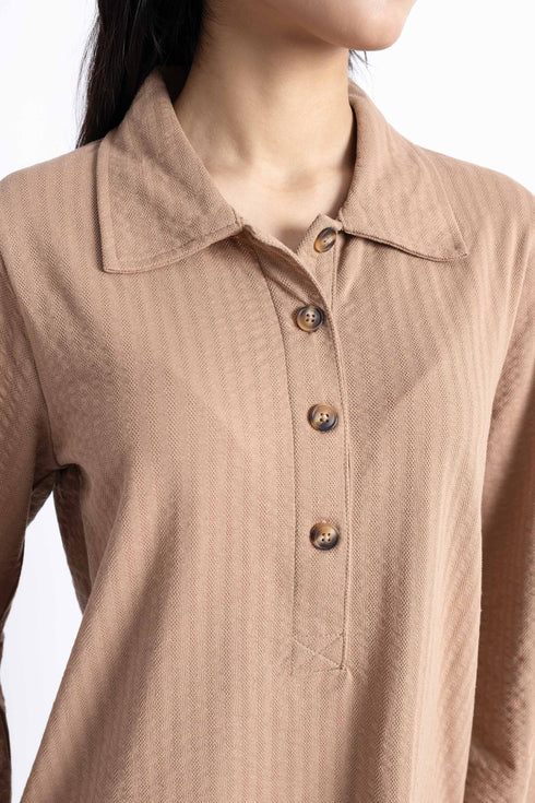 The Tan Oversized Co-ord