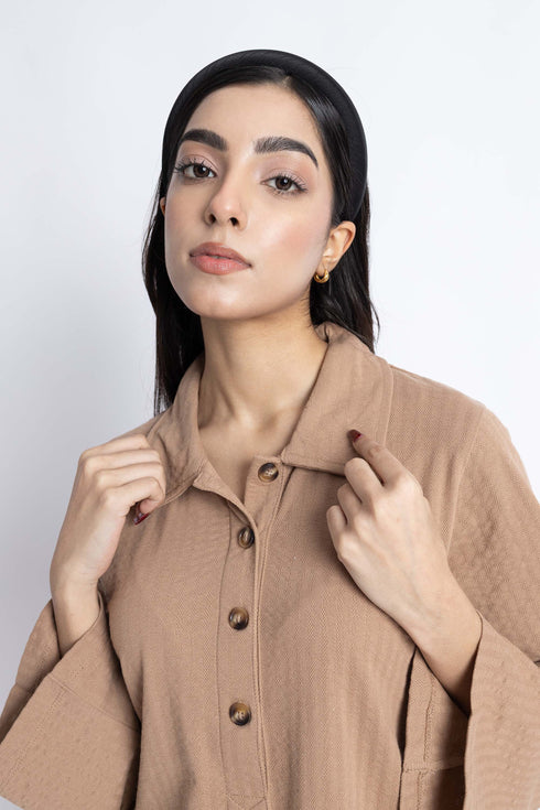 The Tan Oversized Co-ord