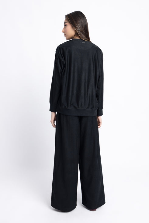 The Black Oversized Co-ord