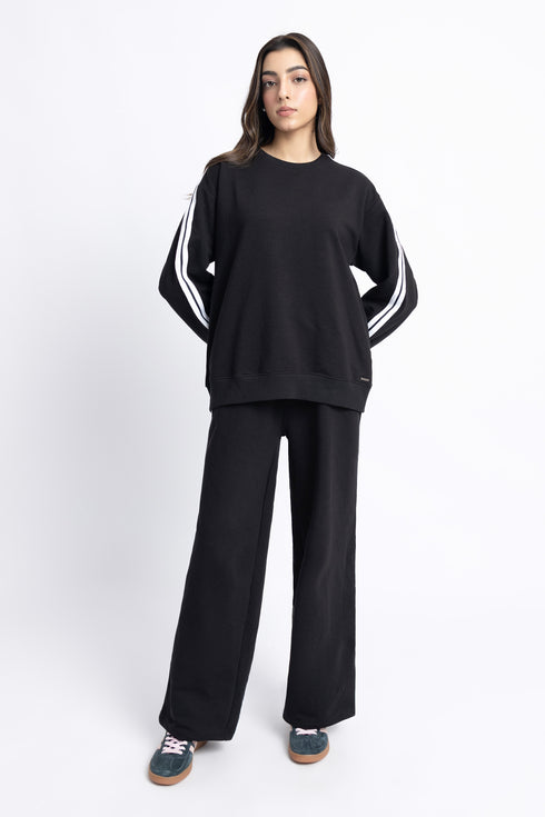 The Black Oversized Tracksuit