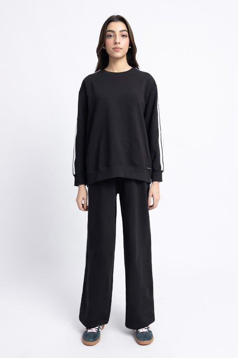 The Black Oversized Tracksuit