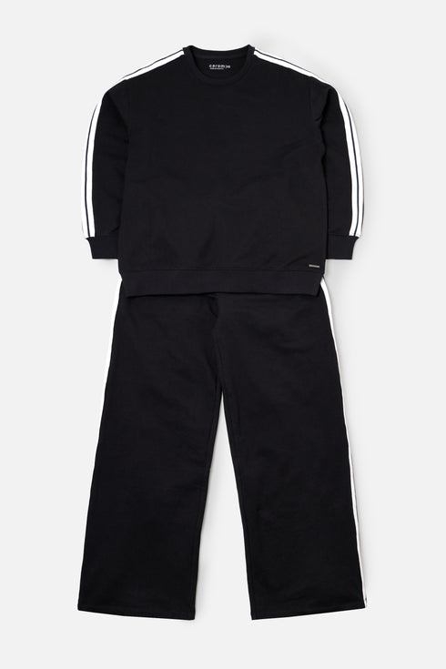 The Black Oversized Tracksuit