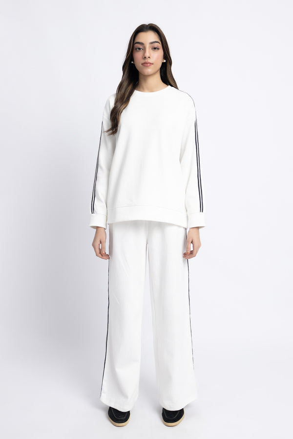 The White Oversized Tracksuit