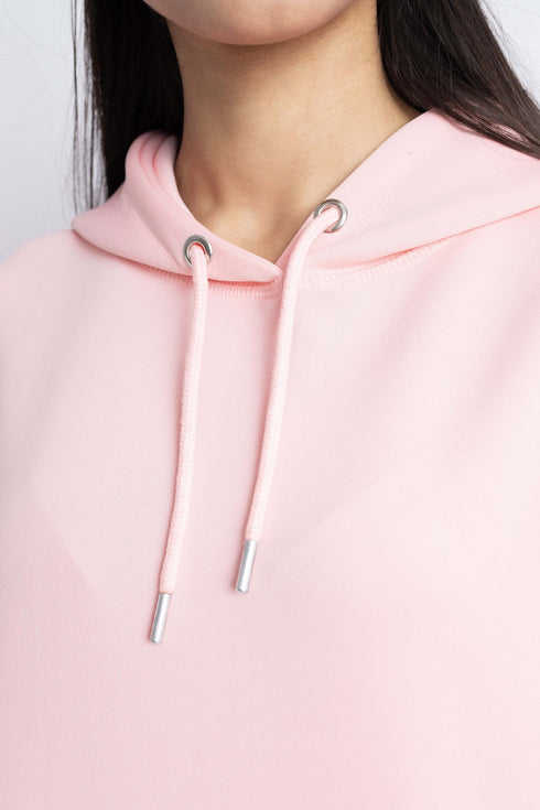 The Candy Pink Scuba Pullover Hoodie