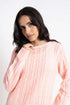 The Pink Cable Knit Sweater