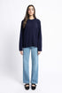 The Diamante Navy Sweater
