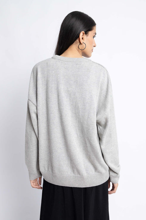 The Shimmery Oversized Sweater