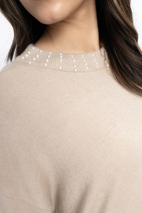 The Pearl Embellished Sweater