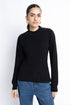 The Black Fitted Mock Neck Sweater
