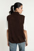 Cocoa Sleevless Turtle Neck Sweater