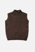 Cocoa Sleevless Turtle Neck Sweater