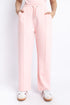 The Candy Pink Scuba Straight Fit Pants