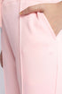 The Candy Pink Scuba Straight Fit Pants