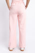 The Candy Pink Scuba Straight Fit Pants