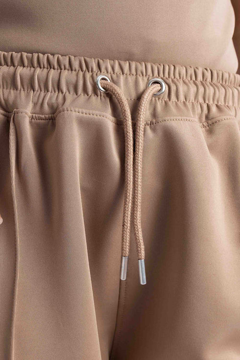 The Mocha Scuba Straight Fit Pants