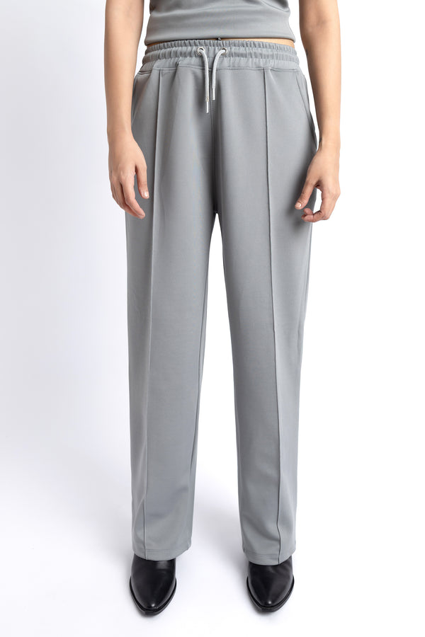 The Grey Straight Fit Pants
