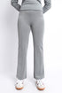 The Grey Scuba Flared Pants