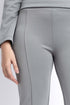 The Grey Scuba Flared Pants
