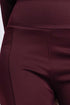 The Burgundy Scuba Flared Pants
