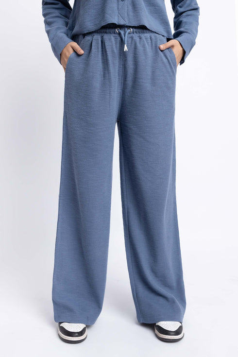 The Blue Wide Leg Pants