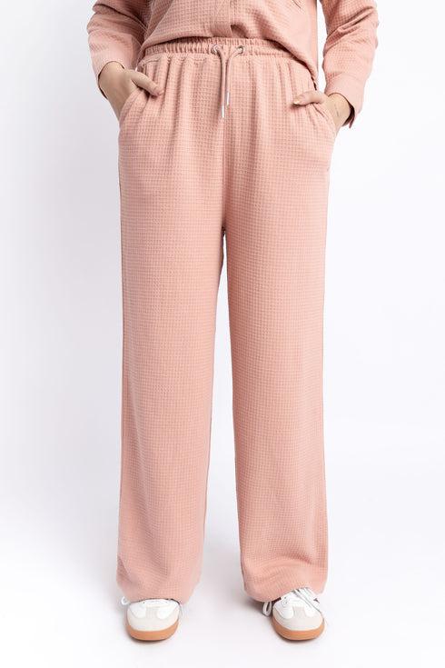 The Tea Pink Wide Leg Pants