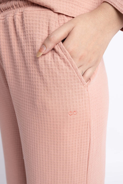 The Tea Pink Wide Leg Pants